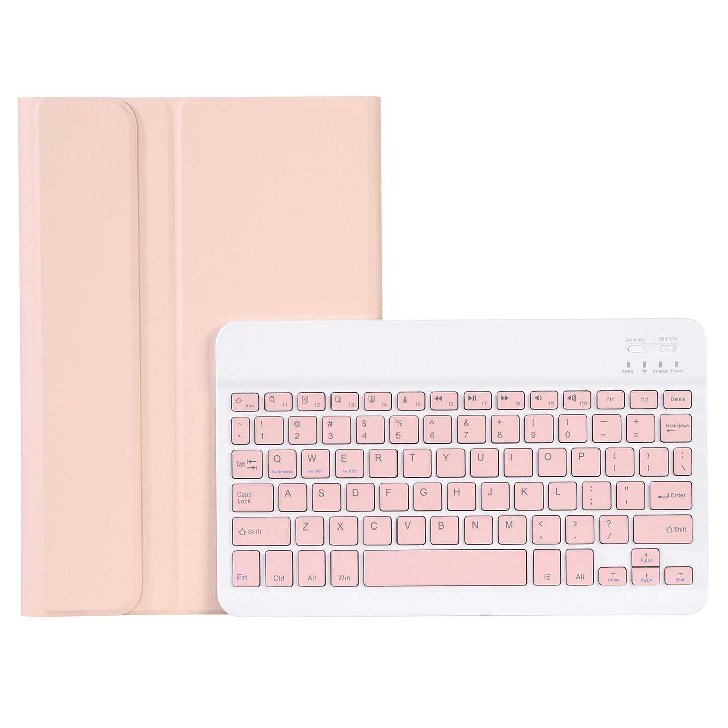 AHV7 Ultra-thin Leather Cover Inner TPU Tablet Protective Case + Wireless Bluetooth Keyboard for Honor Pad V7 Pro 11-inch