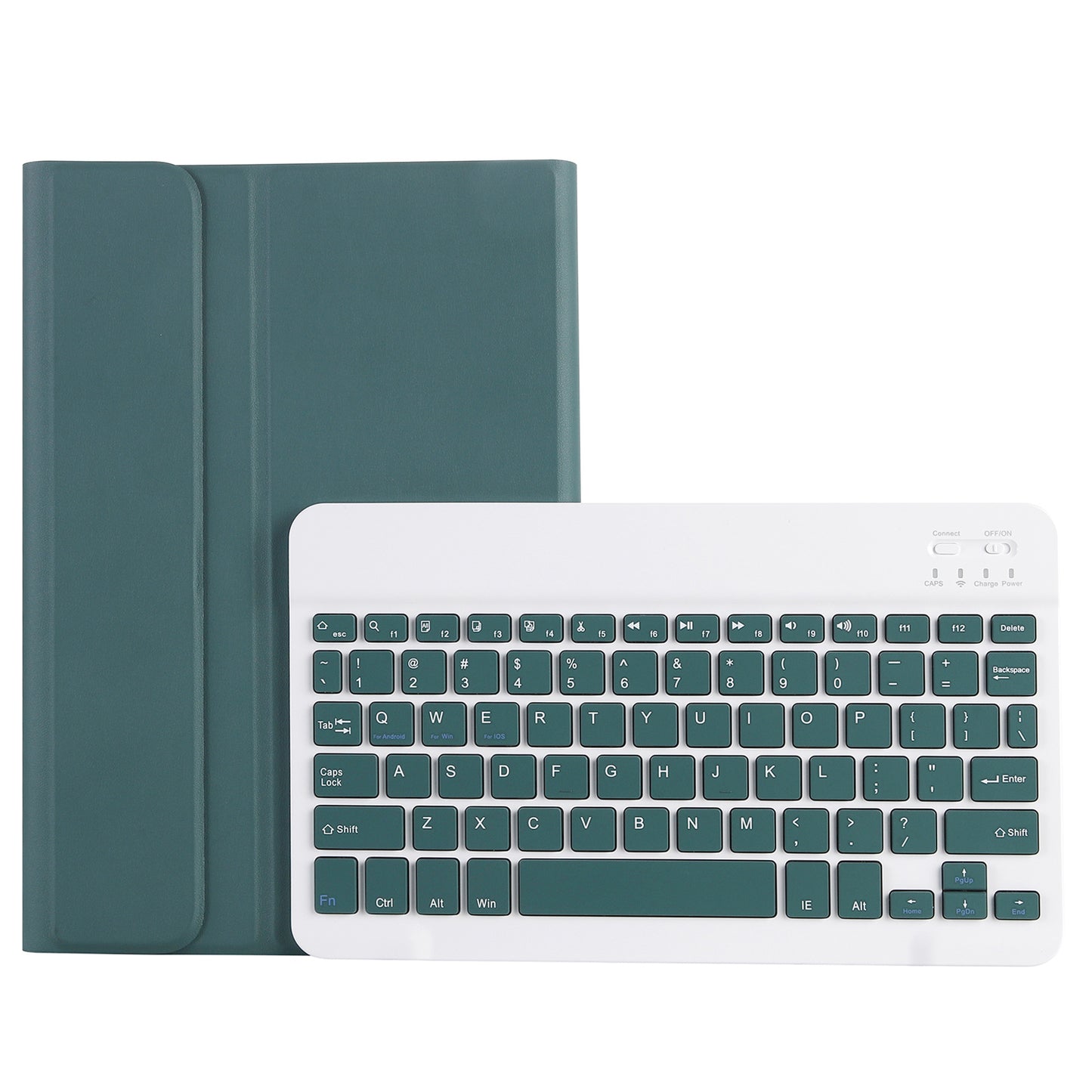 AHV7 Ultra-thin Leather Cover Inner TPU Tablet Protective Case + Wireless Bluetooth Keyboard for Honor Pad V7 Pro 11-inch