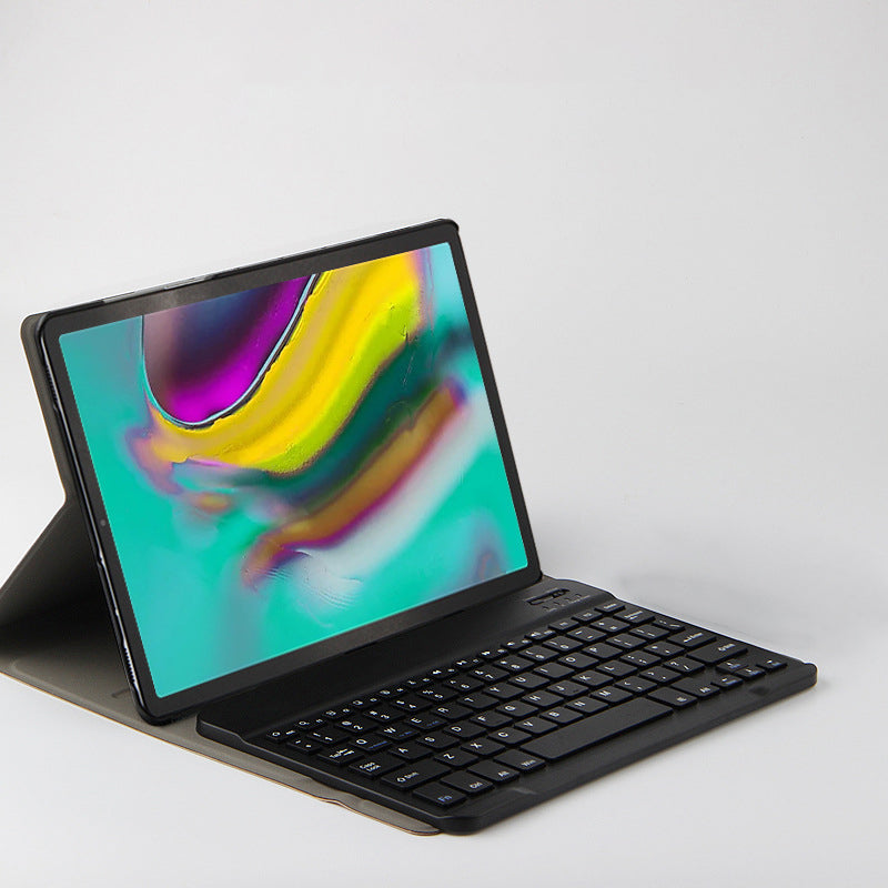 Leather Tablet Stand Case with Wireless Bluetooth Keyboard for Samsung Galaxy Tab A 10.1 (2019) T510