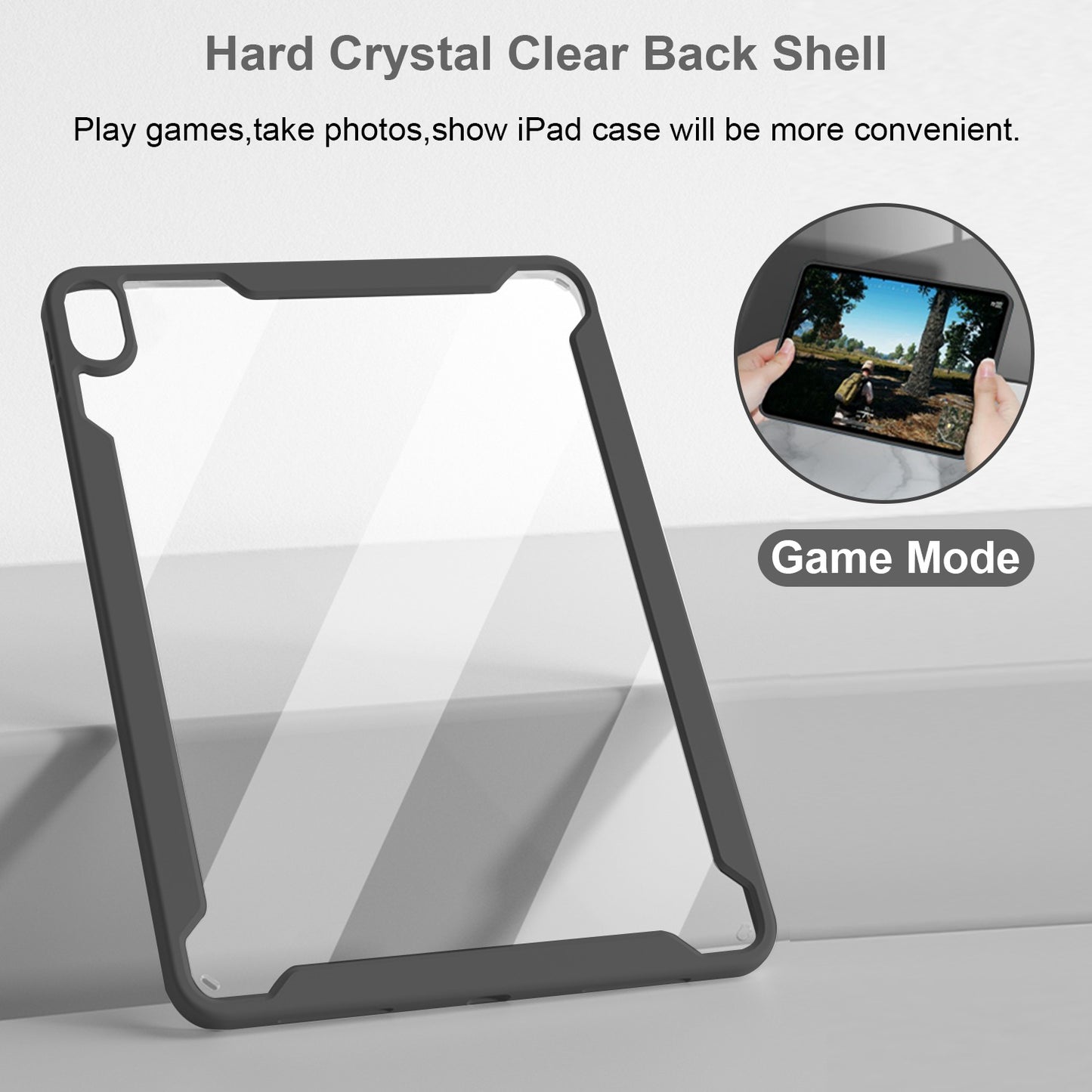 Dust-proof TPU Tablet Stand Case Shock Resistant Protective Cover with Magnetic Detachable Bluetooth Keyboard for iPad mini (2021)
