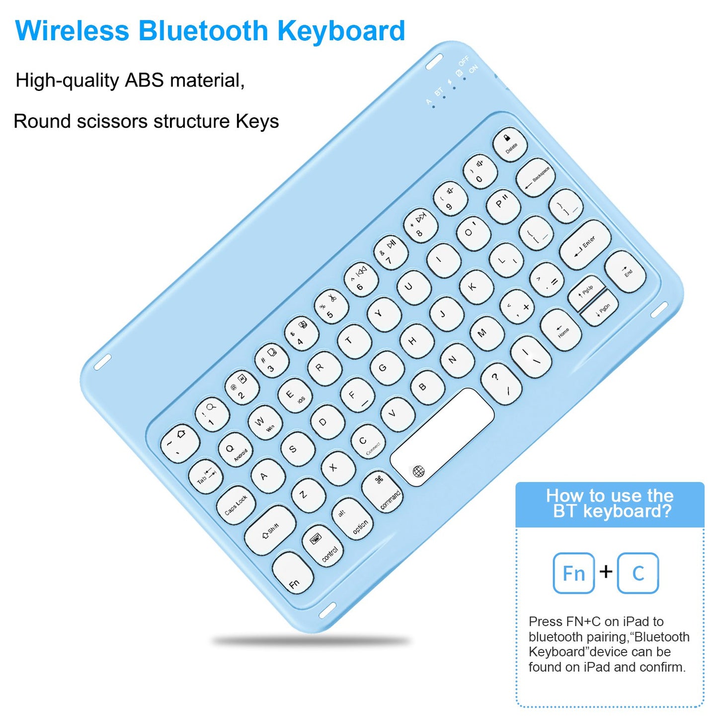 Dust-proof TPU Tablet Stand Case Shock Resistant Protective Cover with Magnetic Detachable Bluetooth Keyboard for iPad mini (2021)