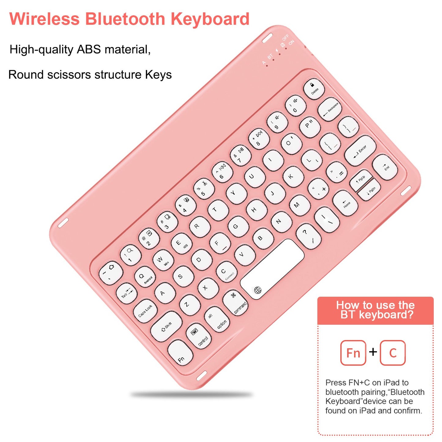 Dust-proof TPU Tablet Stand Case Shock Resistant Protective Cover with Magnetic Detachable Bluetooth Keyboard for iPad mini (2021)
