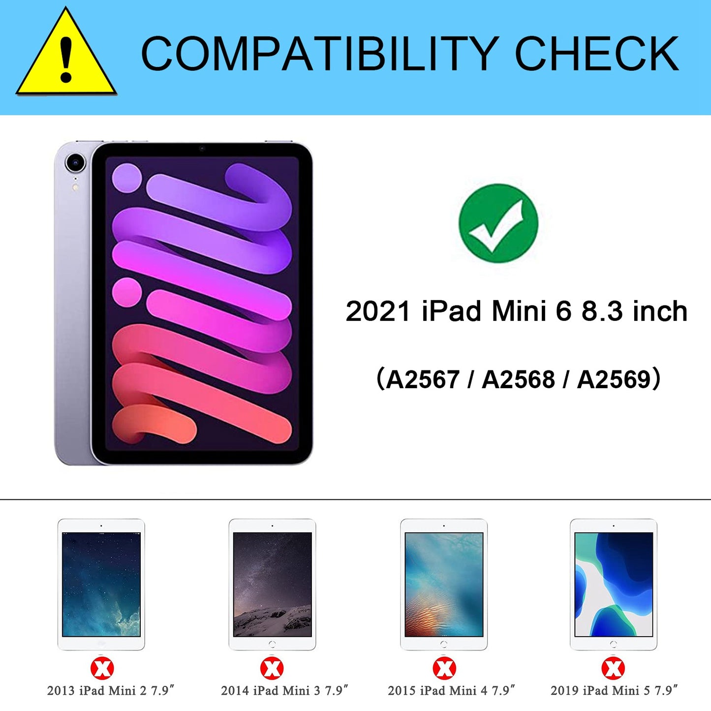 Detachable TPU Tablet Stand Case Shock Resistant Magnetic Detachable Bluetooth Keyboard Protective Cover with Backlit for iPad mini (2021)