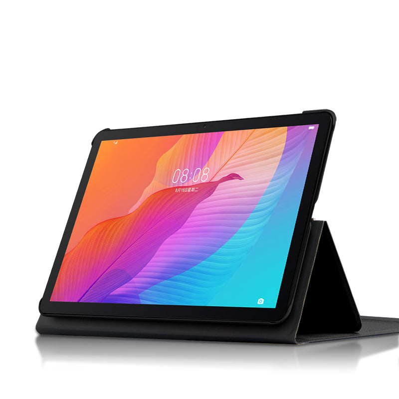 JIUYU Detachable Bluetooth Touchpad Keyboard + Adjustable Stand Hinge Leather Case for Huawei Enjoy Tablet 2 10.1