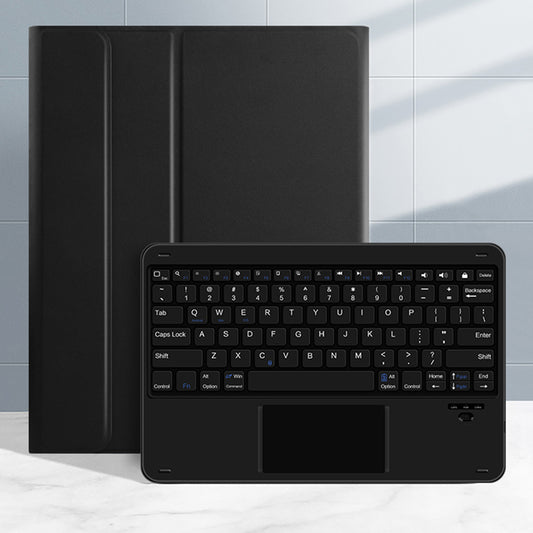 JIUYU Detachable Bluetooth Keyboard + Well-protected Stand Leather Case Flip Cover for iPad Pro 12.9-inch (2020)/(2021)