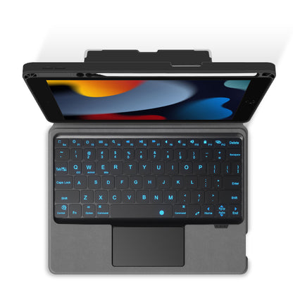 JIUYU 2 in 1 Bluetooth Wireless Magnetic Keyboard Adjustable Stand Tablet Cover Case with Built-in Pencil Holder for iPad 10.2 2019/2020/2021/iPad Pro 10.5 (2017)/iPad Air 10.5 (2019)