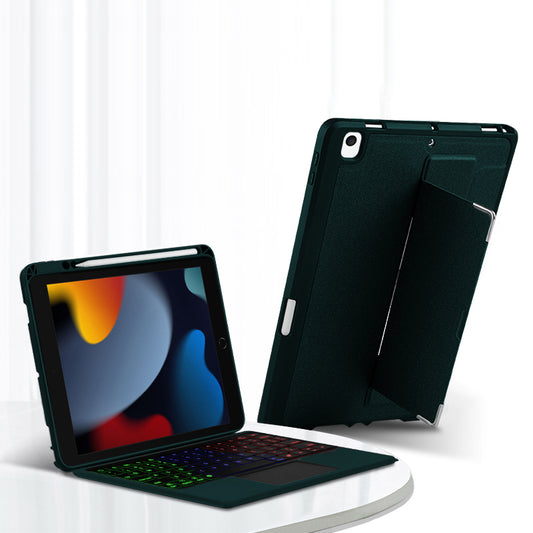 JIUYU 2 in 1 Bluetooth Wireless Magnetic Keyboard Adjustable Stand Tablet Cover Case with Built-in Pencil Holder for iPad 10.2 2019/2020/2021/iPad Pro 10.5 (2017)/iPad Air 10.5 (2019)