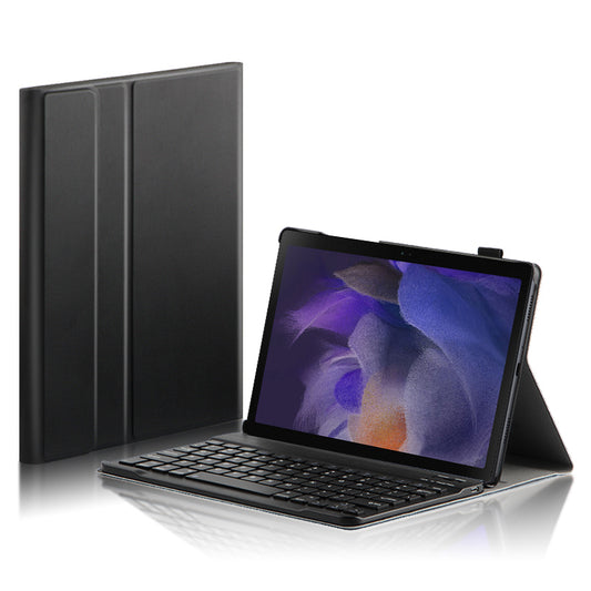 JIUYU Detachable Wireless Bluetooth Keyboard + PU Leather Tablet Case Stand Cover for Samsung Galaxy Tab A8 2021