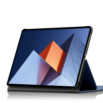 JIUYU 2-in-1 Detachable Bluetooth Keyboard + Foldable Hinge Stand Magnetic Closure Leather Case for Huawei MateBook E 2022