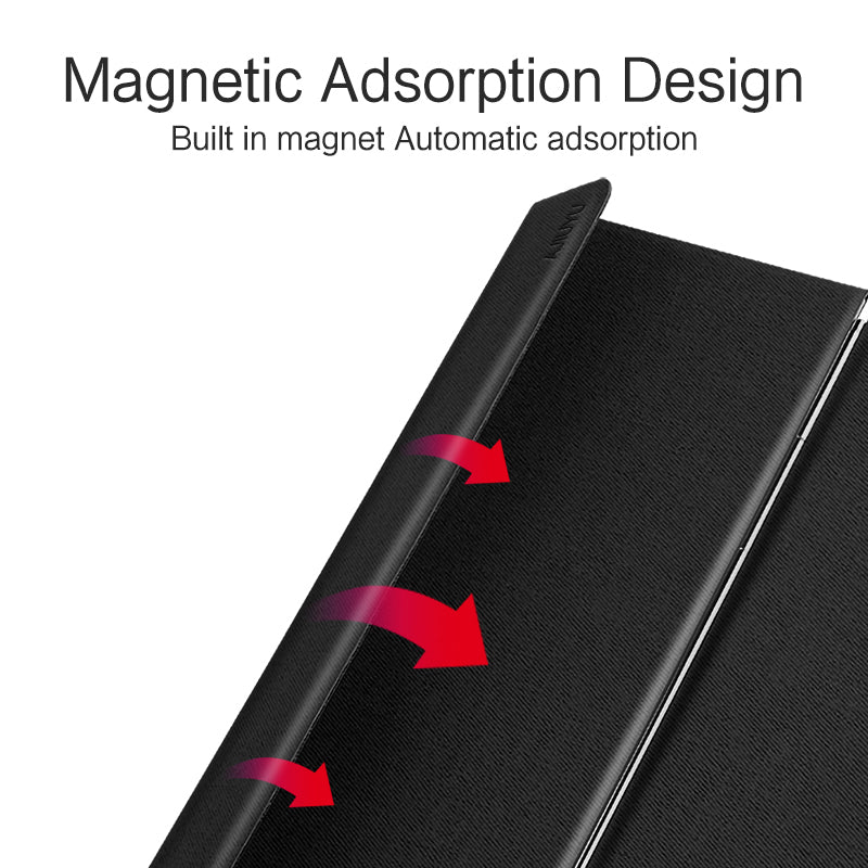 JIUYU 2-in-1 Detachable Bluetooth Keyboard + Foldable Hinge Stand Magnetic Closure Leather Case for Huawei MateBook E 2022