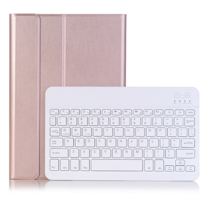For Samsung Galaxy Tab S8 PU Leather+TPU Tablet Stand Case with Wireless Bluetooth Keyboard