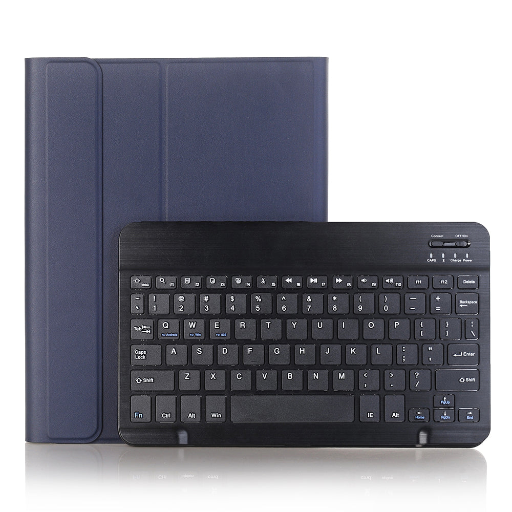 For Samsung Galaxy Tab S8 PU Leather+TPU Tablet Stand Case with Wireless Bluetooth Keyboard