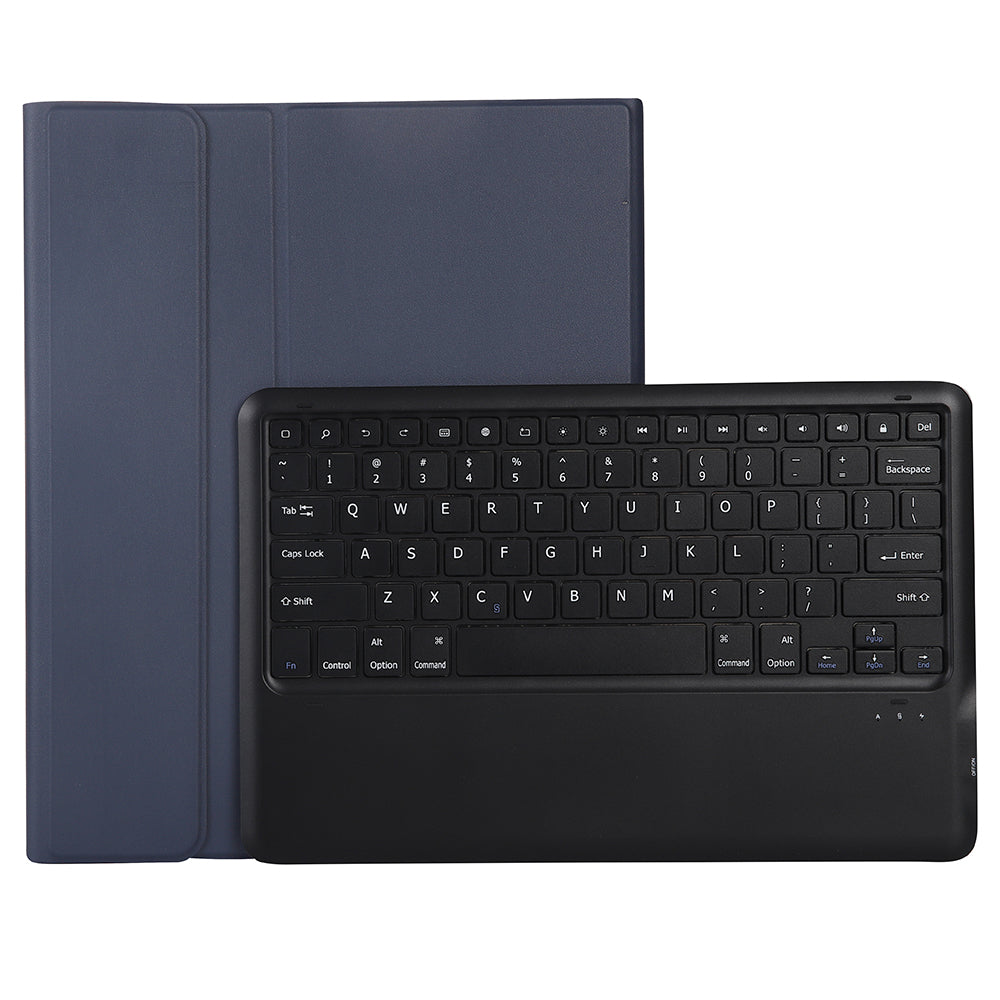 A800B For Samsung Galaxy Tab S8+ X800 Wireless Bluetooth Keyboard with Pen Slot Design Detachable Leather Tablet Case Shell
