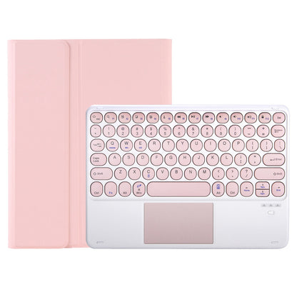 YA700B-A for Samsung Galaxy Tab S8 11-inch 2021 (X700/X706)/S7 11-inch (T870/T875) Candy Color Leather Flip Stand Cover + TPU Inner Case with Pen Slot Bluetooth Keyboard with Trackpad