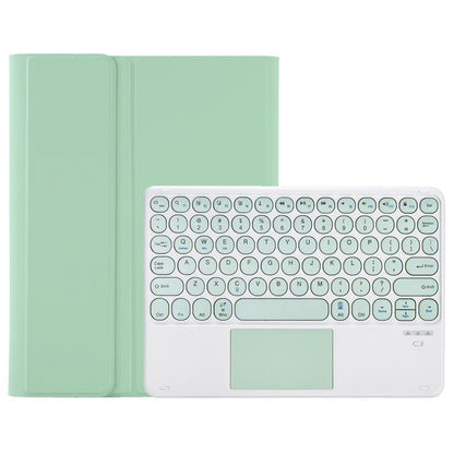 YA700B-A for Samsung Galaxy Tab S8 11-inch 2021 (X700/X706)/S7 11-inch (T870/T875) Candy Color Leather Flip Stand Cover + TPU Inner Case with Pen Slot Bluetooth Keyboard with Trackpad