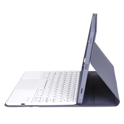 YA700B-A for Samsung Galaxy Tab S8 11-inch 2021 (X700/X706)/S7 11-inch (T870/T875) Candy Color Leather Flip Stand Cover + TPU Inner Case with Pen Slot Bluetooth Keyboard with Trackpad