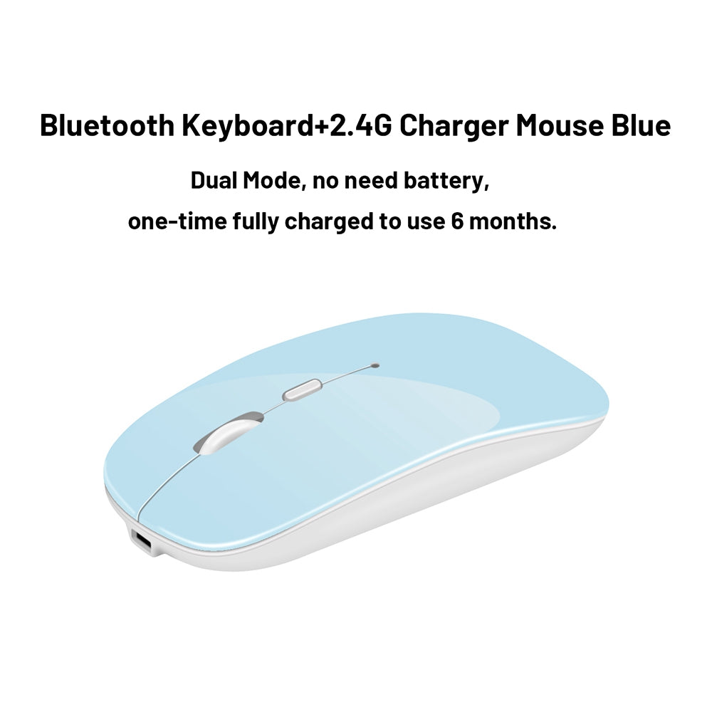 For iPad Air (2020)/(2022)/iPad Pro 11-inch (2018)/(2020)/(2021), X3 Round Keys Bluetooth Keyboard with Dual Mode Mouse + Rotating Stand Protective Case