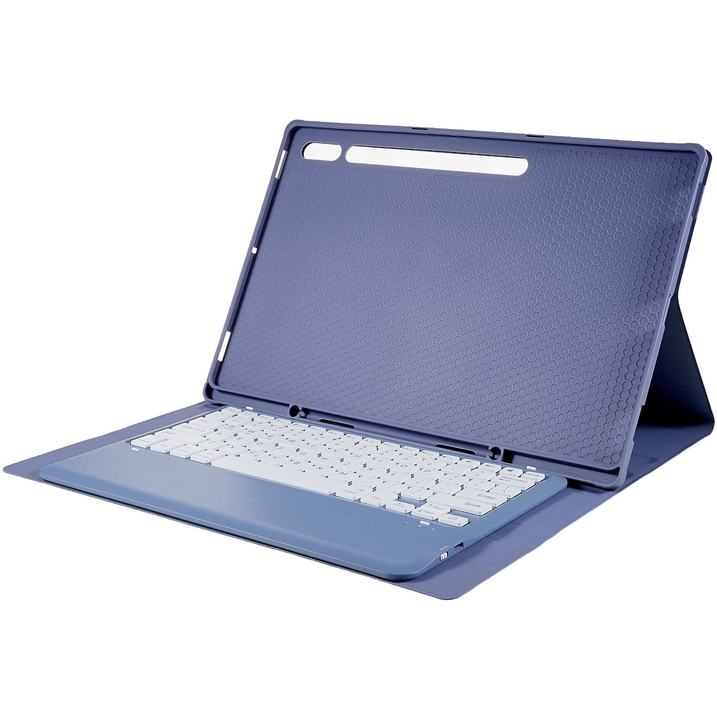 T900B For Samsung Galaxy Tab S8 Ultra 14.6 inch Detachable Bluetooth Keyboard Protective Cover Stand Leather Case with Pencil Holder