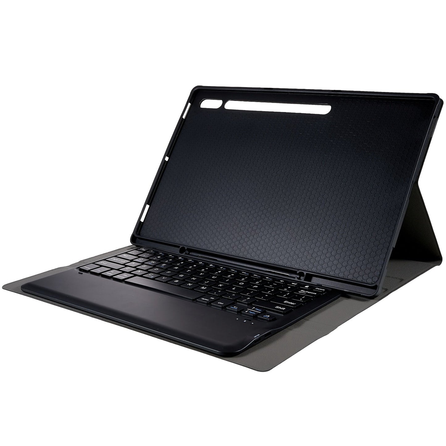 T900B For Samsung Galaxy Tab S8 Ultra 14.6 inch Detachable Bluetooth Keyboard Protective Cover Stand Leather Case with Pencil Holder