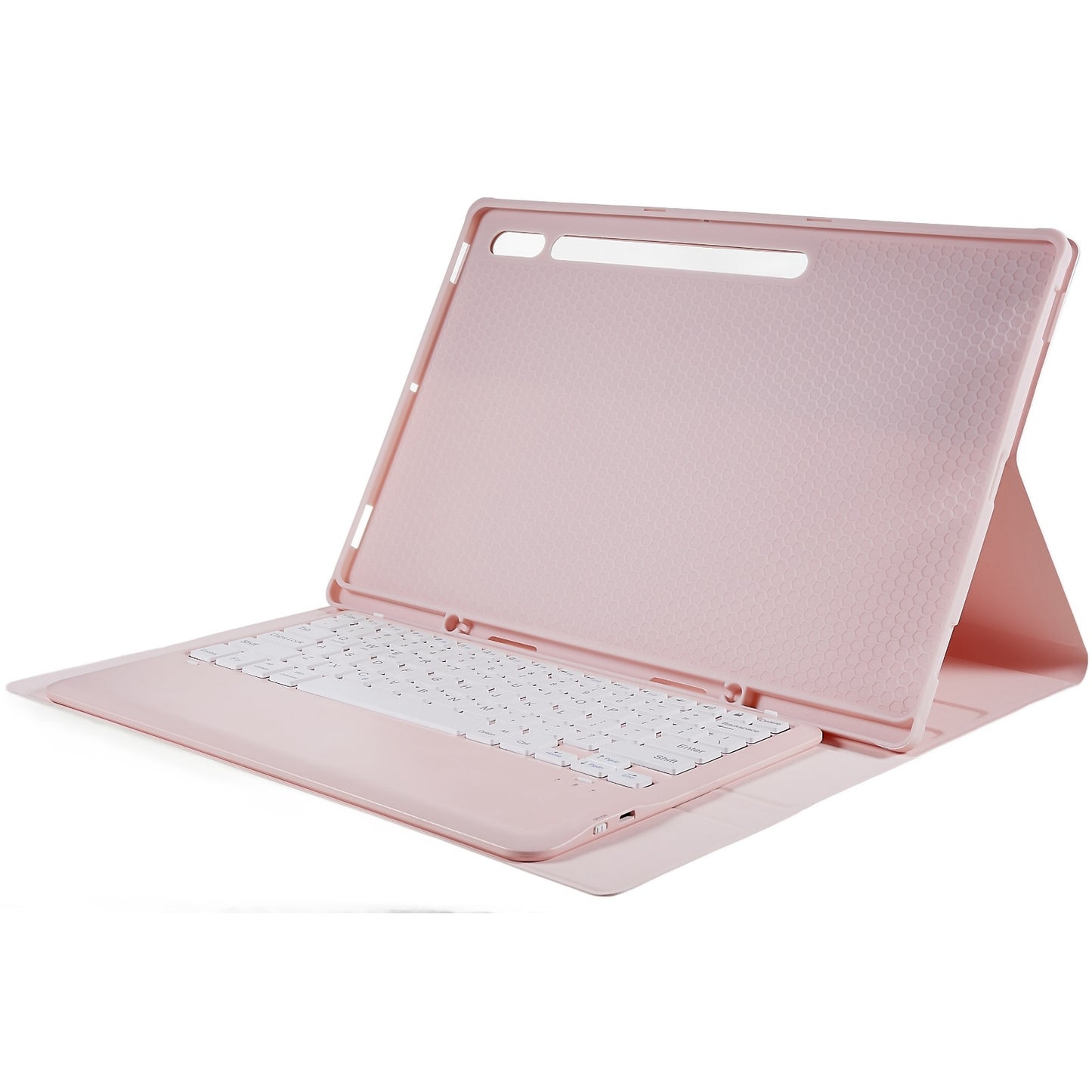 T900B For Samsung Galaxy Tab S8 Ultra 14.6 inch Detachable Bluetooth Keyboard Protective Cover Stand Leather Case with Pencil Holder
