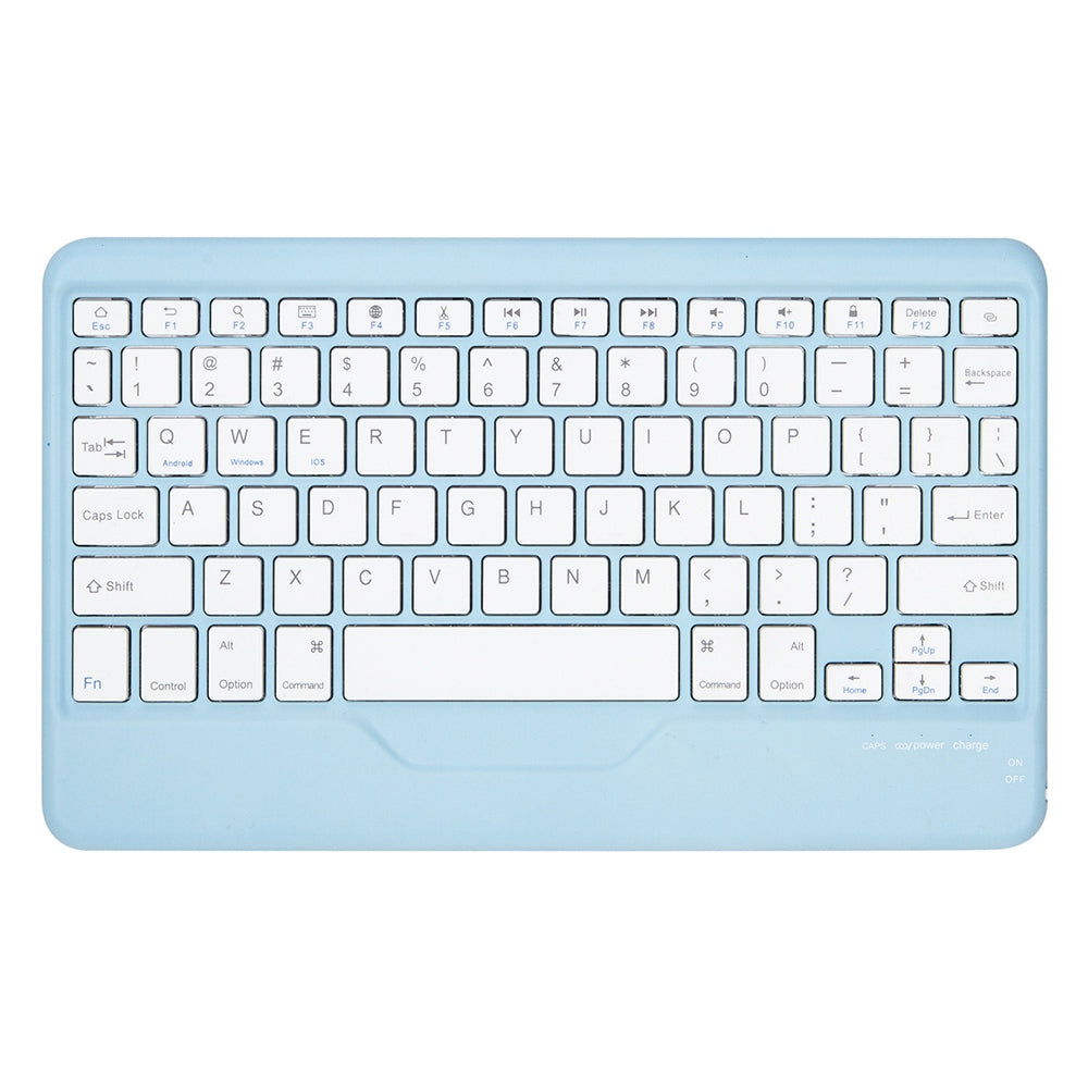 Z102B for iPad 10.2 (2021)/(2020)/(2019) Bluetooth Keyboard Leather Protective Cover + Transparent Back Case with Triangle Stand and Built-in Pen Slot
