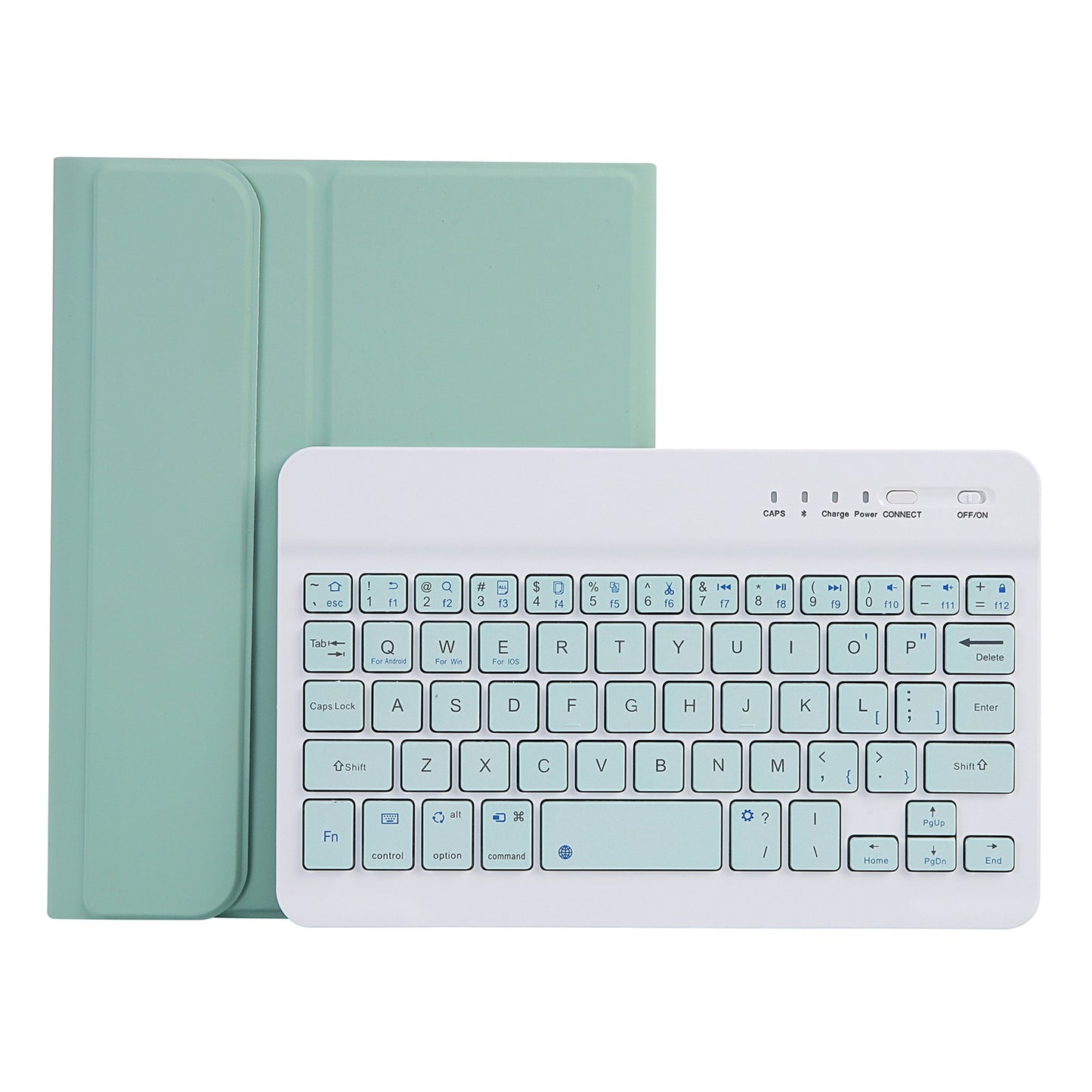 C06B For iPad mini (2021) Anti-Scratch Protective Case with Bluetooth Keyboard Shockproof Stand Leather Cover with Pen Slot