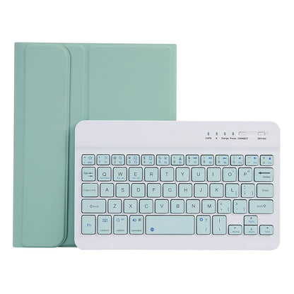 C06B For iPad mini (2021) Anti-Scratch Protective Case with Bluetooth Keyboard Shockproof Stand Leather Cover with Pen Slot