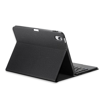 DUX DUCIS For iPad 10.9 (2022) Detachable Bluetooth Touchpad Keyboard Case PU Leather Tablet Cover with Foldable Stand