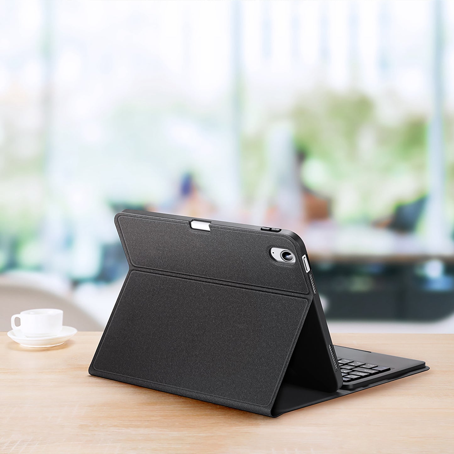 DUX DUCIS For iPad 10.9 (2022) Detachable Bluetooth Touchpad Keyboard Case PU Leather Tablet Cover with Foldable Stand
