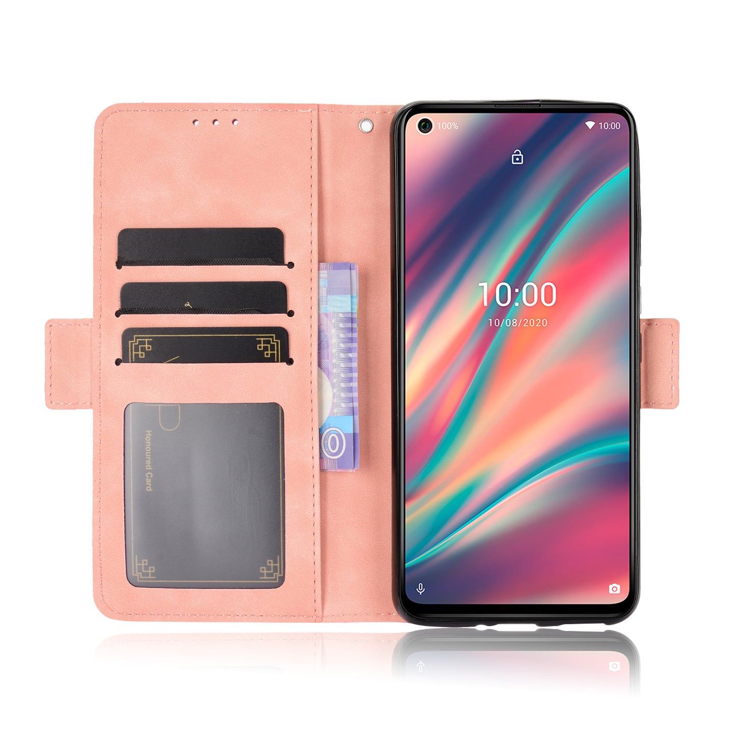 Multiple Card Slots Leather Wallet Mobile Phone Case for Wiko View5/View5 Plus