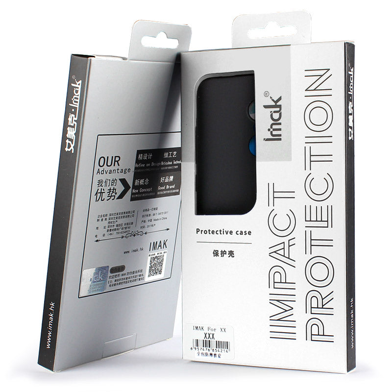 IMAK Smooth Feel Airbag Shockproof TPU Shell + Anti-explosion Screen Film for Nokia 8
