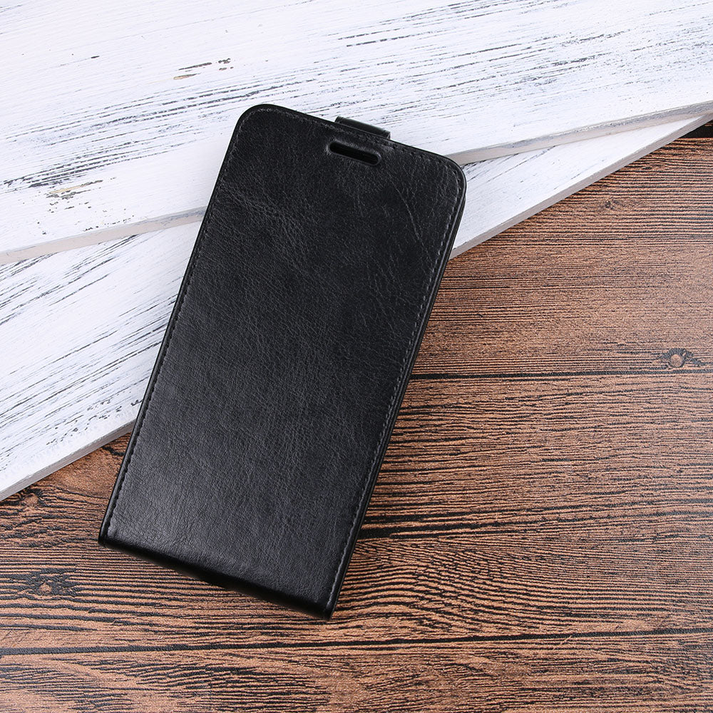 Crazy Horse Vertical Leather Card Holder Case for Nokia 6.1 (5.5-inch)