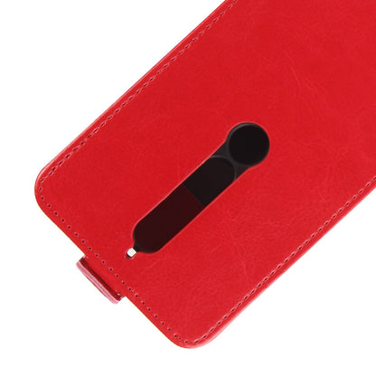 Crazy Horse Vertical Leather Card Holder Case for Nokia 6.1 (5.5-inch)