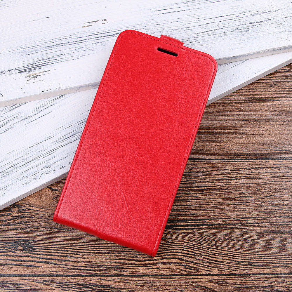 Crazy Horse Vertical Leather Card Holder Case for Nokia 6.1 (5.5-inch)