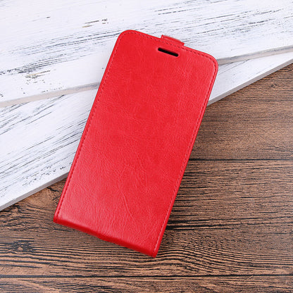 Crazy Horse Vertical Leather Card Holder Case for Nokia 6.1 (5.5-inch)