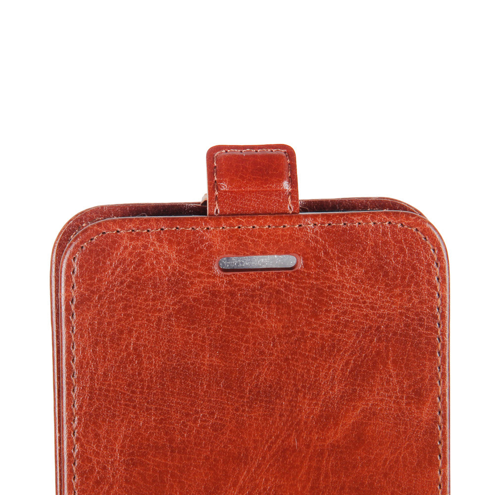 Crazy Horse Vertical Leather Card Holder Case for Nokia 6.1 (5.5-inch)