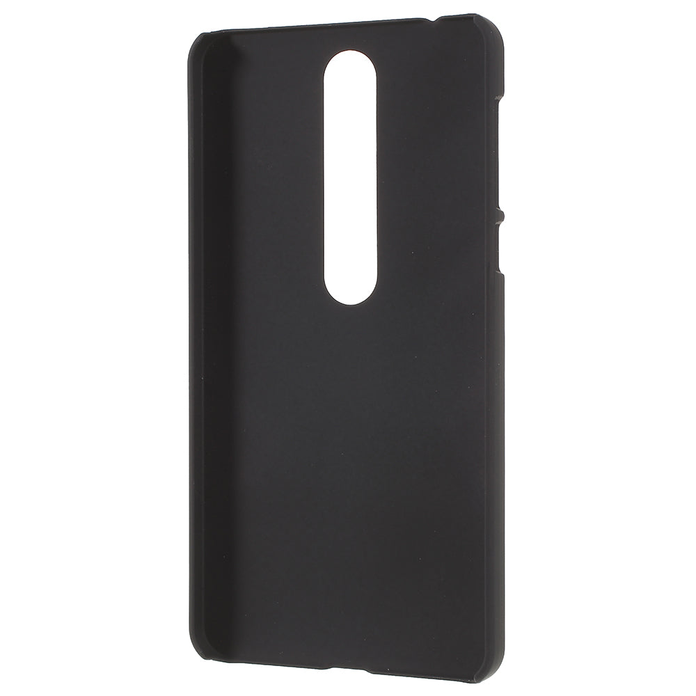 Rubberized Hard Plastic Back Case for Nokia 6.1 (5.5-inch)
