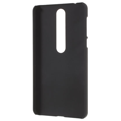 Rubberized Hard Plastic Back Case for Nokia 6.1 (5.5-inch)