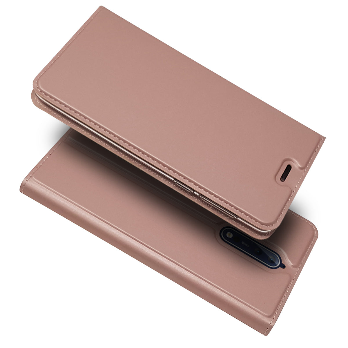 Magnetic Leather Card Holder Mobile Phone Cover with Stand for Nokia 8