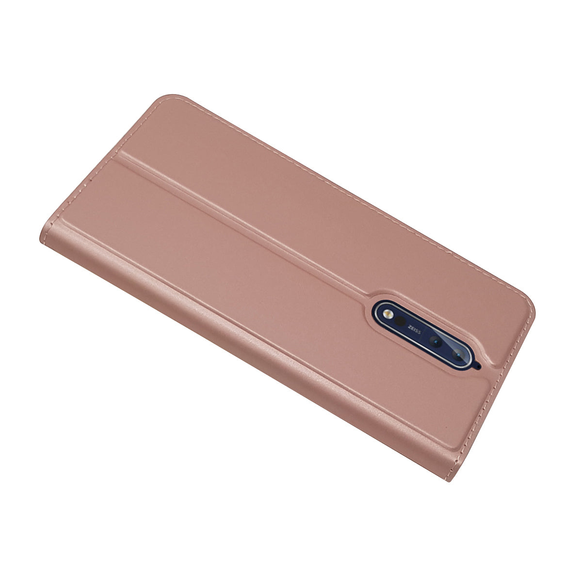 Magnetic Leather Card Holder Mobile Phone Cover with Stand for Nokia 8