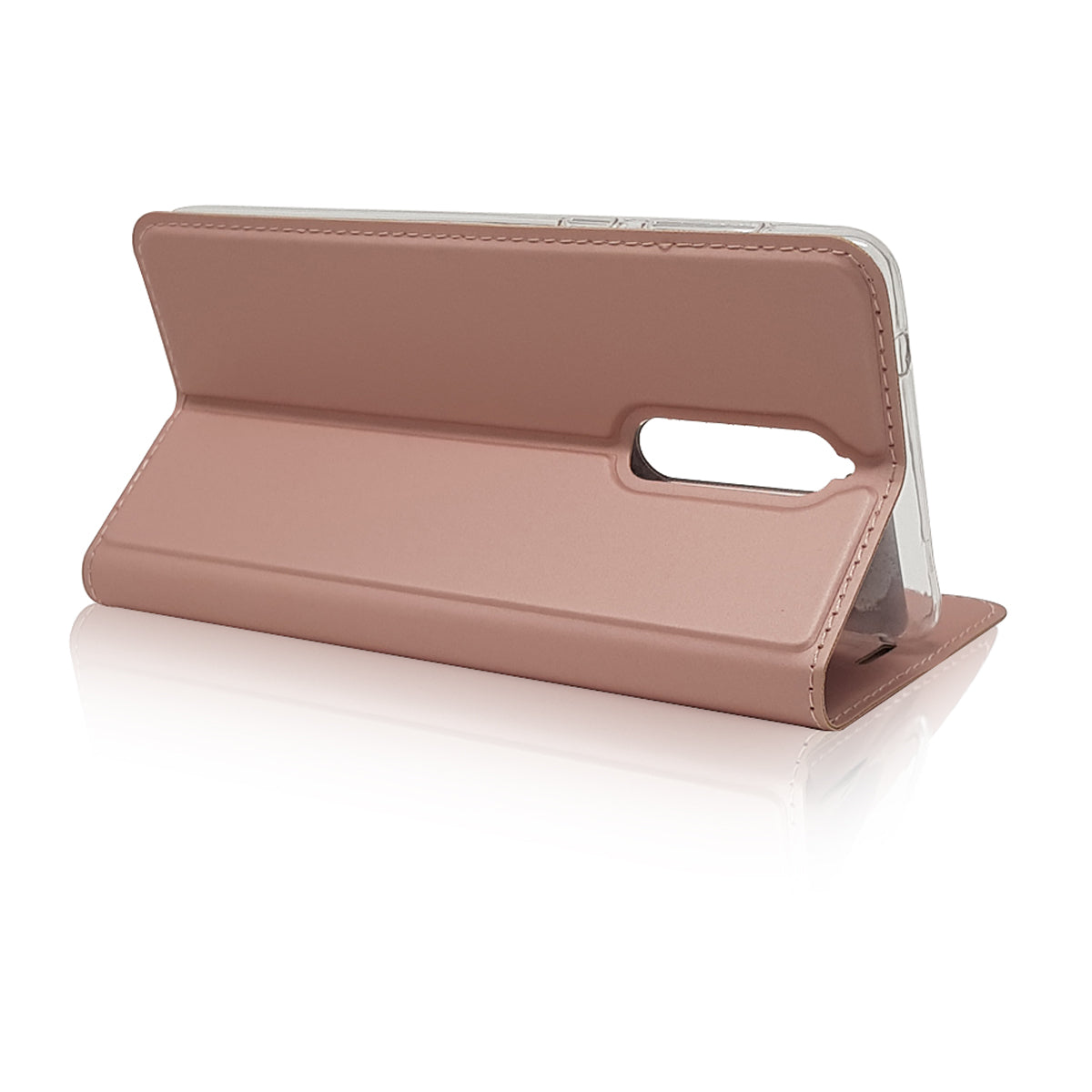 Magnetic Leather Card Holder Mobile Phone Cover with Stand for Nokia 8