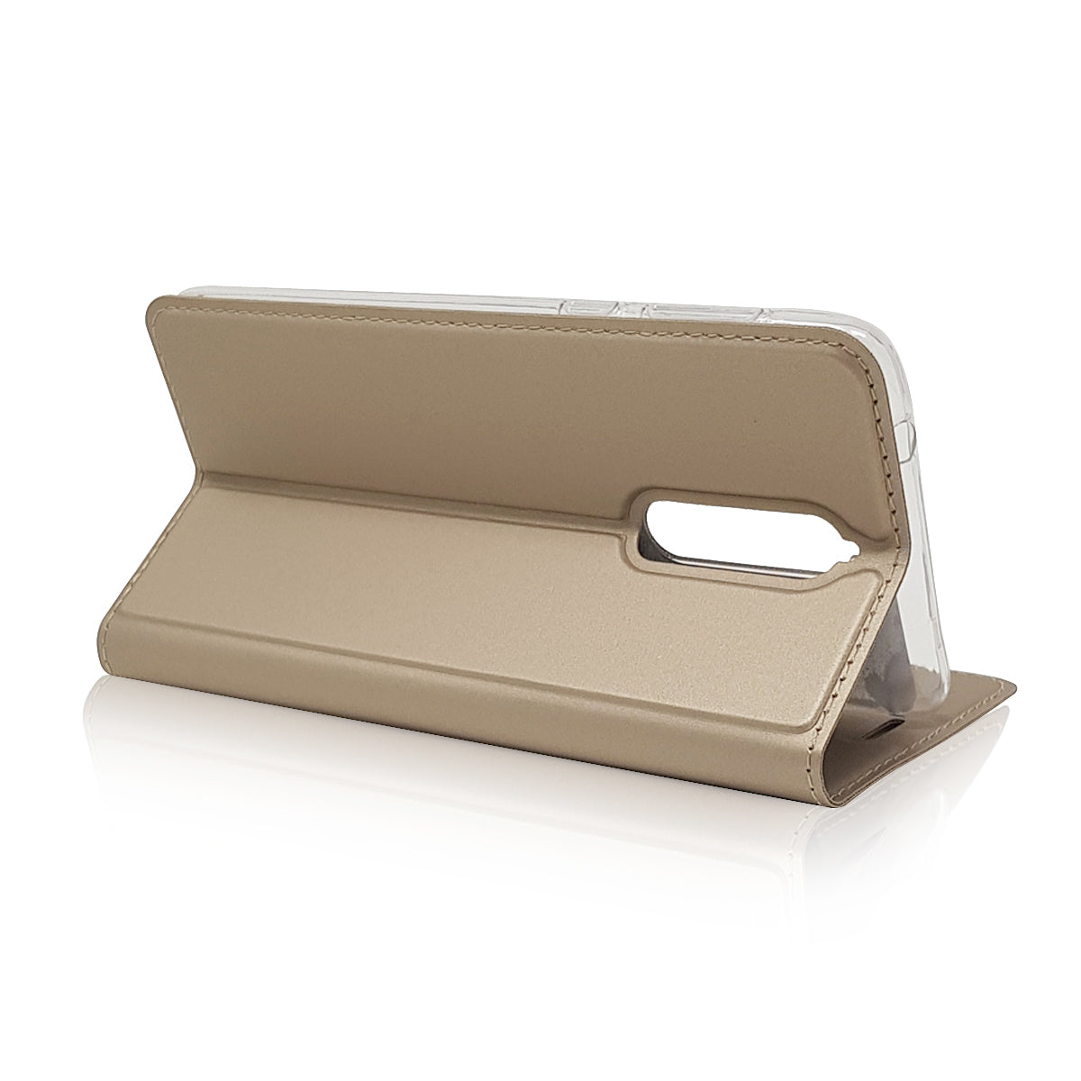 Magnetic Leather Card Holder Mobile Phone Cover with Stand for Nokia 8