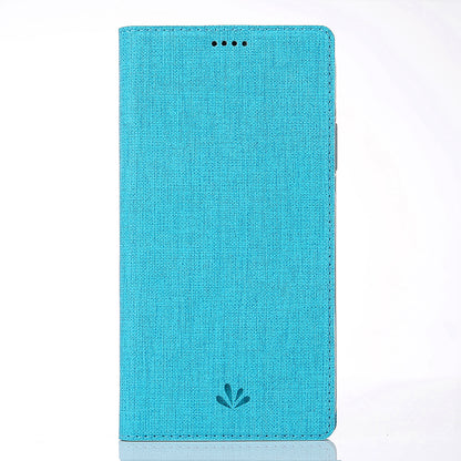 VILI DMX Cross Texture Auto-absorbed Card Slot Leather Stand Cover for Nokia 6.1 (5.5-inch)