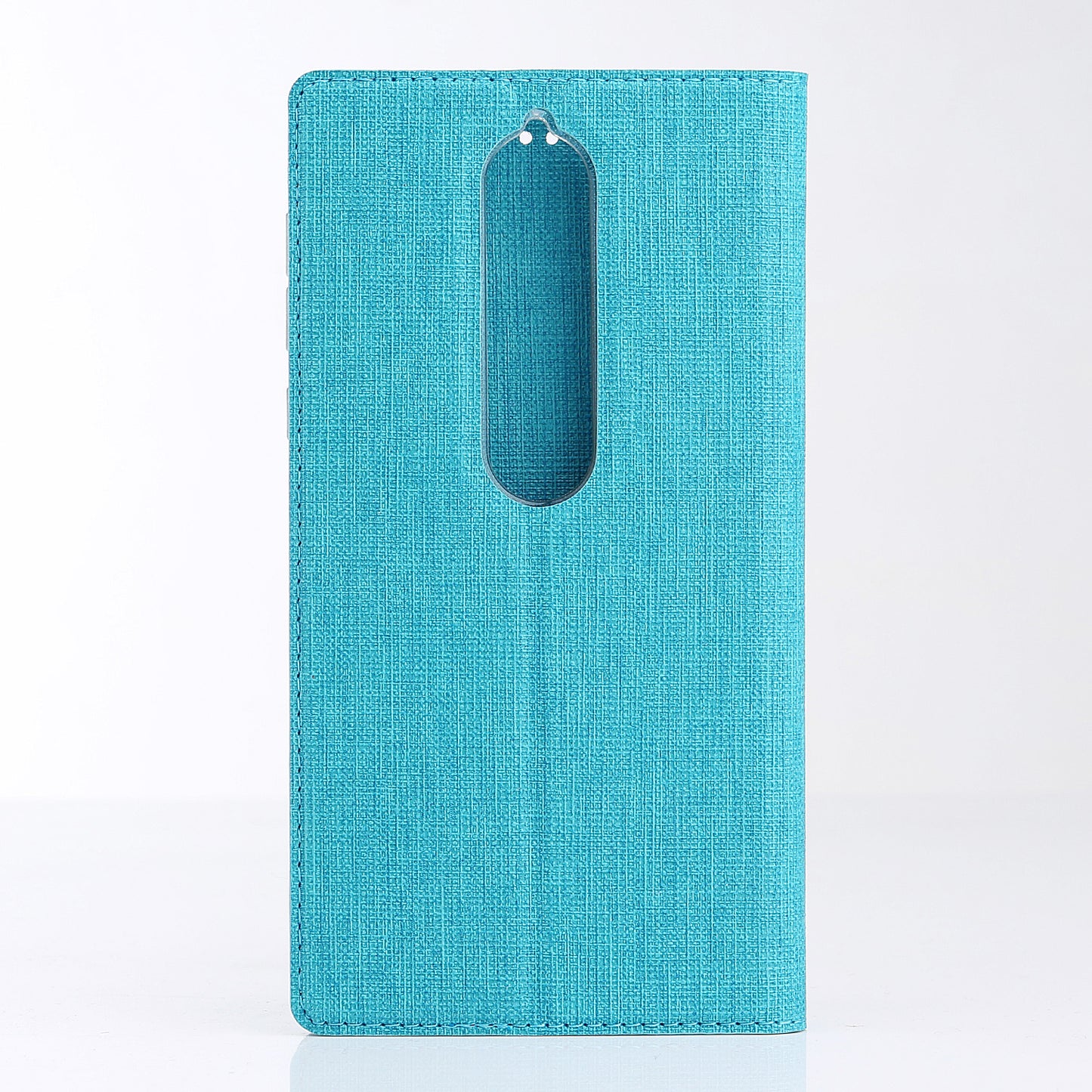 VILI DMX Cross Texture Auto-absorbed Card Slot Leather Stand Cover for Nokia 6.1 (5.5-inch)