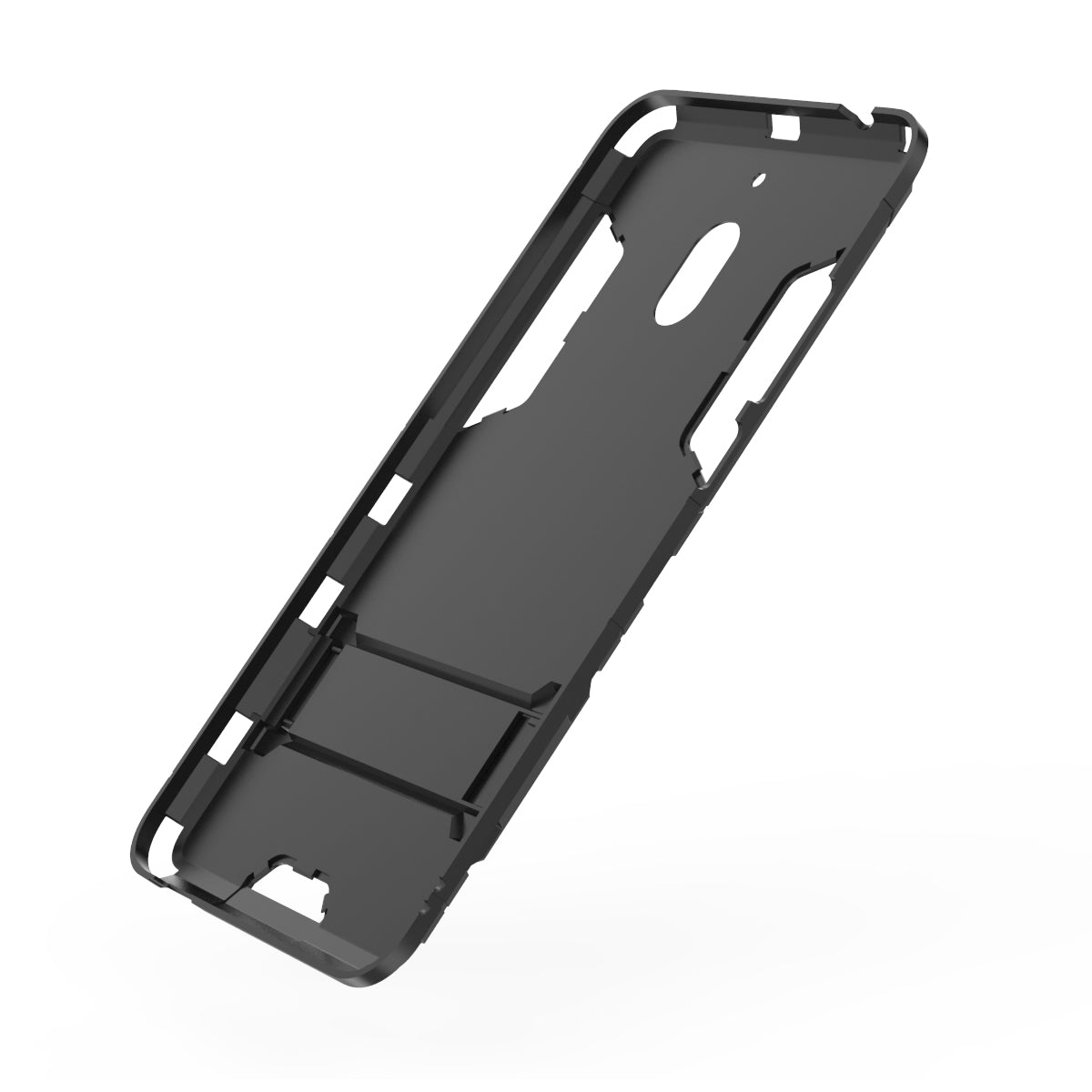 Cool Guard Plastic TPU Hybrid Phone Shell Case with Kickstand for Nokia 2.1
