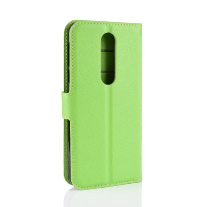 Litchi Skin PU Leather Cell Phone Case for Nokia 7.1