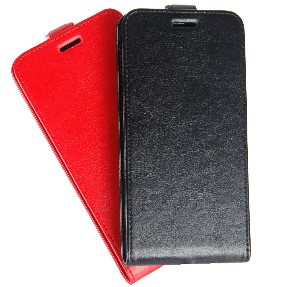 Crazy Horse Vertical Flip Leather Case with Card Slot for Nokia 7.1