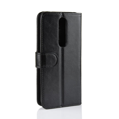 Crazy Horse Magnetic Stand Wallet Leather Mobile Phone Case for Nokia 7.1