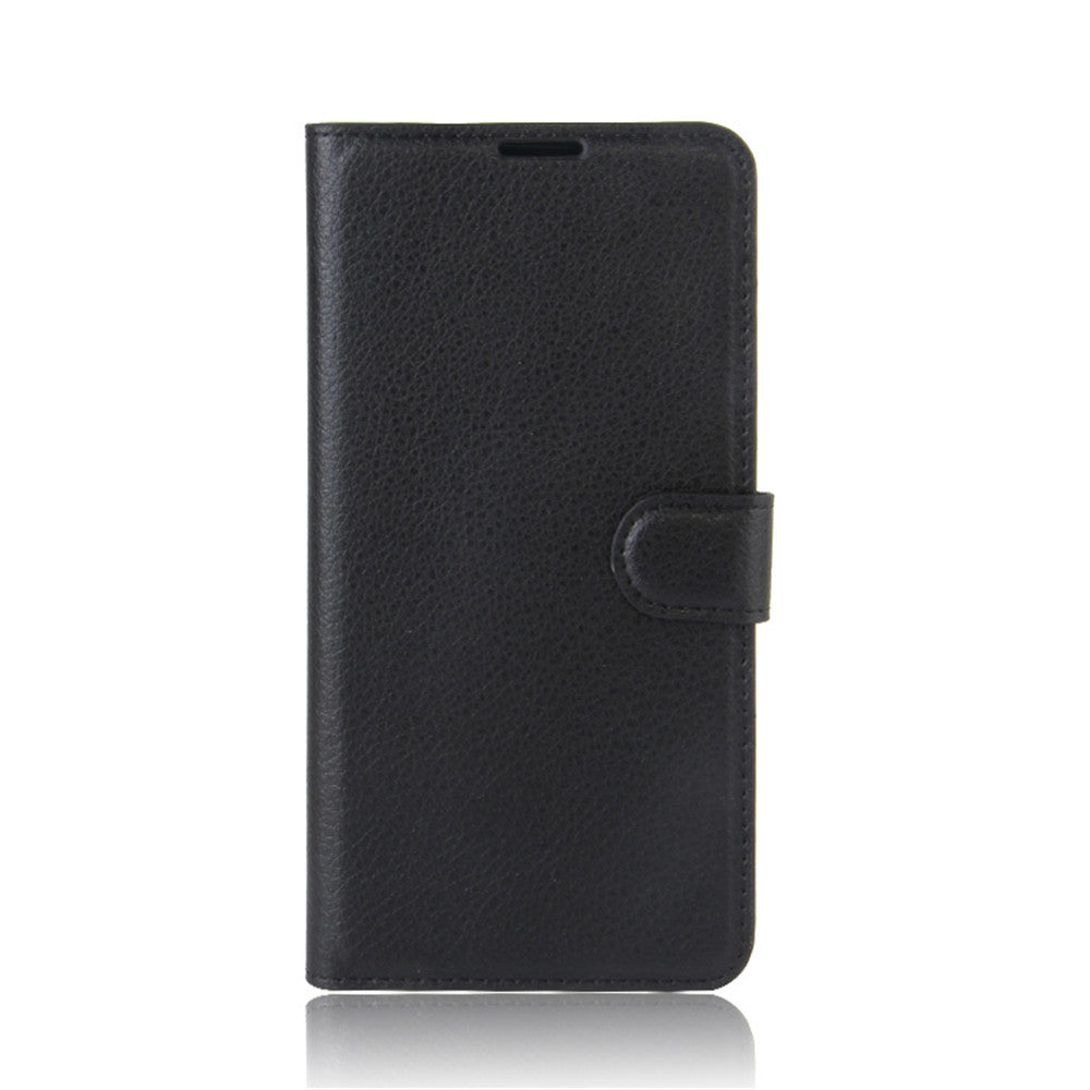 Lychee Skin Leather Wallet Case for Nokia 3
