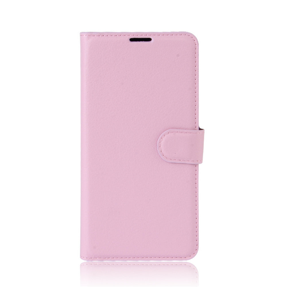Lychee Skin Leather Wallet Case for Nokia 3
